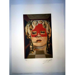 Offset litograficzny Salvadora Dali z certyfikatem 50x65 cm