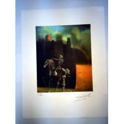 Salvador Dali Off set lithograph cm 50x65 certified