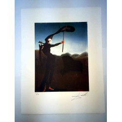 Litografía Salvador Dali off set 50x65 cm certificada