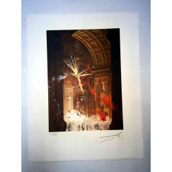 Salvador Dali Litografia off set cm 50x65   certificata