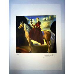 Salvador Dali Litografia off set cm 50x65   certificata