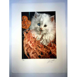 Salvador Dali Litografia off set cm 50x65   certificata