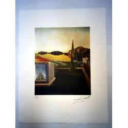 Salvador Dali Litografia off set cm 50x65   certificata