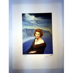 Salvador Dalí Litografía off set 50x65 cm certificado