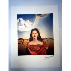 Offset litograficzny Salvadora Dali z certyfikatem 50x65 cm