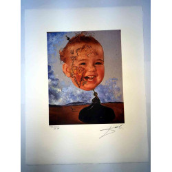 Salvador Dali Off set lithograph cm 50x65 certified