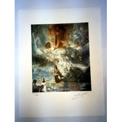 Litografia Salvador Dali off set 50x65 cm certificada