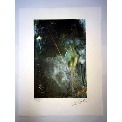 Litografía Salvador Dali off set 50x65 cm certificada