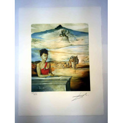 Salvador Dali Litografia off set cm 50x65   certificata