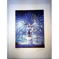 Salvador Dali Off set lithograph cm 50x65 certified