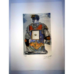 Salvador Dali Litografia off set cm 50x65   certificata