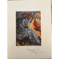 Salvador Dali Lithographie Offset 50x65 cm zertifiziert