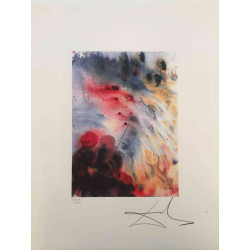 Salvador Dali Off set lithograph cm 50x65 certified