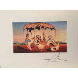 Litografická súprava Salvador Dali certifikovaná 50x65 cm