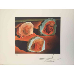 Salvador Dalí Litografía off set 50x65 cm certificado