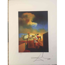 Salvador Dali Litografia off set cm 50x65   certificata