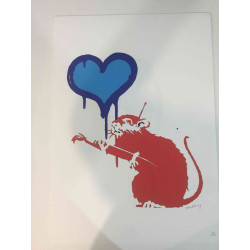 Banksy Lithograph off set 50x70 cm POW edition