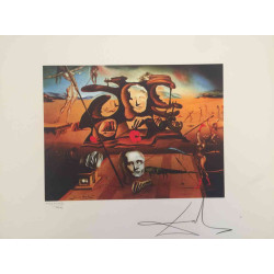 Salvador Dali Off set lithograph cm 50x65 certified