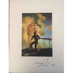 Litografia Salvador Dali off set 50x65 cm certificada