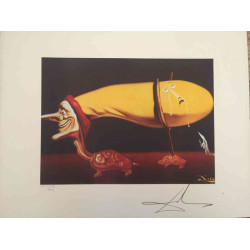 Salvador Dali Off set lithograph cm 50x65 certified