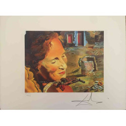 Salvador Dali Off set lithograph cm 50x65 certified