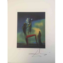 Salvador Dali Off set lithograph cm 50x65 certified