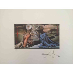 Salvador Dali Off set lithograph cm 50x65 certified