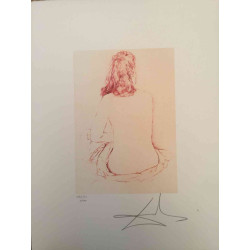 Litografia Salvador Dali off set 50x65 cm certificada