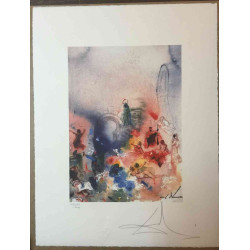 Setul de litografie Salvador Dali 50x65 cm certificat
