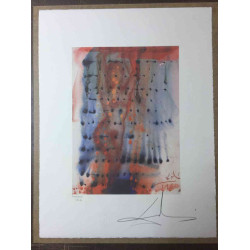 Litografía Salvador Dali off set 50x65 cm certificada