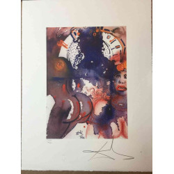 Conjunt de litografia de Salvador Dalí 50x65 cm certificat