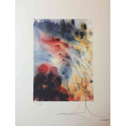 Salvador Dali Litografia off set cm 50x65   certificata
