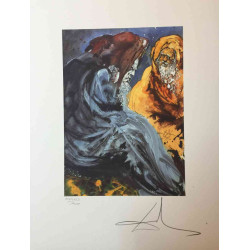Litografia Salvador Dali off set 50x65 cm certificada