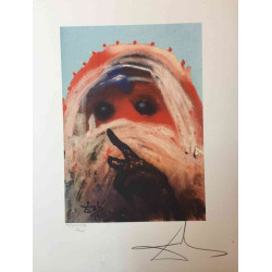 Salvador Dali 50x65 cm-ko litografia-sorta ziurtatua