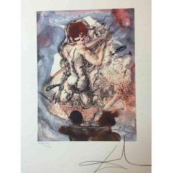 Litografia Salvador Dali off set 50x65 cm certificada