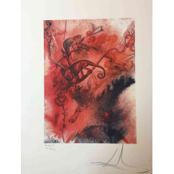 Litografická súprava Salvador Dali certifikovaná 50x65 cm