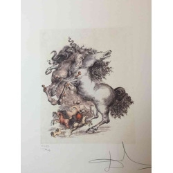 Setul de litografie Salvador Dali 50x65 cm certificat