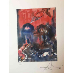 Salvador Dali Lithografie off set 50x65 cm gecertificeerd
