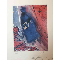 Litografía Salvador Dali off set 50x65 cm certificada