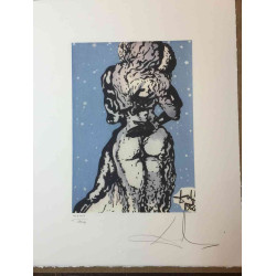 Salvador Dali Lithographie hors set 50x65 cm certifiée