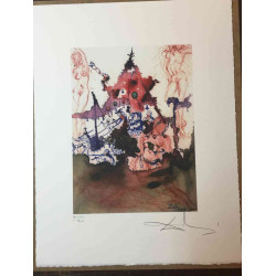 Litografia Salvador Dali off set 50x65 cm certificada