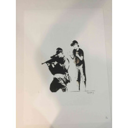 Banksy Lithograph off set 50x70 cm POW edition