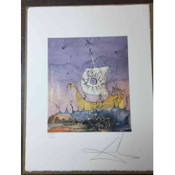Salvador Dali Lithographie Offset 50x65 cm zertifiziert