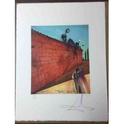 Salvador Dali Lithographie hors set 50x65 cm certifiée