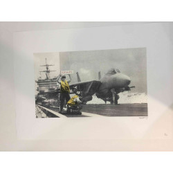 Banksy Litografia off-set 50x70 cm POW edizioa