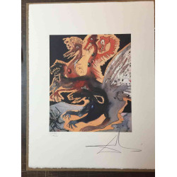 Litografická sada Salvador Dali s certifikací 50x65 cm