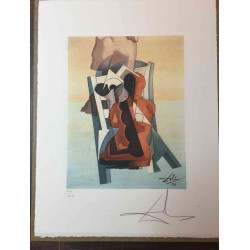 Salvador Dali Off set lithograph cm 50x65 certified