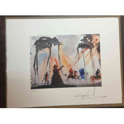 Salvador Dali Lithographie Offset 50x65 cm zertifiziert