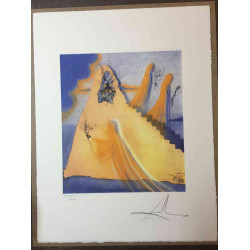 Salvador Dali Litografia off set cm 50x65   certificata