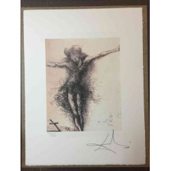 Salvador Dalí Litografía off set 50x65 cm certificado